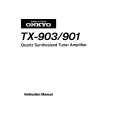 ONKYO TX-901 Owners Manual