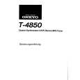 ONKYO T4850 Owners Manual