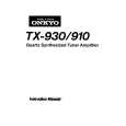 ONKYO TX-910 Owners Manual