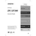 ONKYO DVSP300 Owners Manual