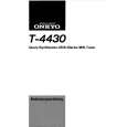 ONKYO T4430 Owners Manual