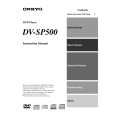 ONKYO DVSP500 Owners Manual