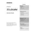 ONKYO TXDS494 Owners Manual