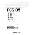 ONKYO PCS-05 Owners Manual