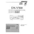 ONKYO DXV500 Owners Manual