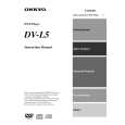 ONKYO DVL5 Owners Manual