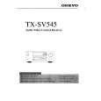 ONKYO TX-SV545 Owners Manual