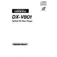 ONKYO DXV801 Owners Manual