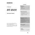 ONKYO HTR410 Owners Manual
