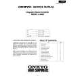 ONKYO A8800 Service Manual