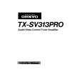 ONKYO TX-SV313PRO Owners Manual