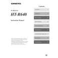ONKYO HT-R640 Owners Manual