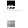 ONKYO T-4830 Owners Manual