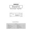 ONKYO TA6711 Owners Manual