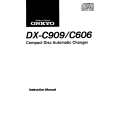 ONKYO DXC909 Owners Manual