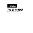 ONKYO TA-RW490 Owners Manual