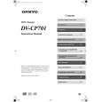 ONKYO DVCP701 Owners Manual