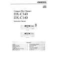 ONKYO DX-C140 Owners Manual