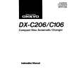 ONKYO DXC106 Owners Manual