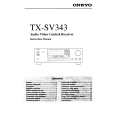ONKYO TXSV343 Owners Manual