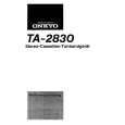 ONKYO TA-2830 Owners Manual