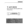 ONKYO T-4051RDS Owners Manual