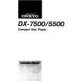ONKYO DX7500 Owners Manual