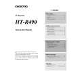 ONKYO HTR490 Owners Manual