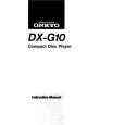 ONKYO DXG10 Owners Manual