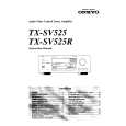 ONKYO TXSV525R Owners Manual
