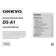 ONKYO DSA1 Owners Manual