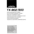 ONKYO TX-900 Owners Manual