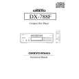 ONKYO DX788F Owners Manual