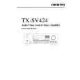 ONKYO TXSV424 Owners Manual