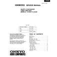 ONKYO TX830 Owners Manual