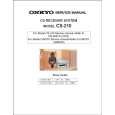 ONKYO CS210 Service Manual