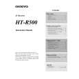 ONKYO HTR500 Owners Manual