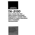 ONKYO TA-2130 Owners Manual