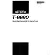 ONKYO T-9990 Owners Manual